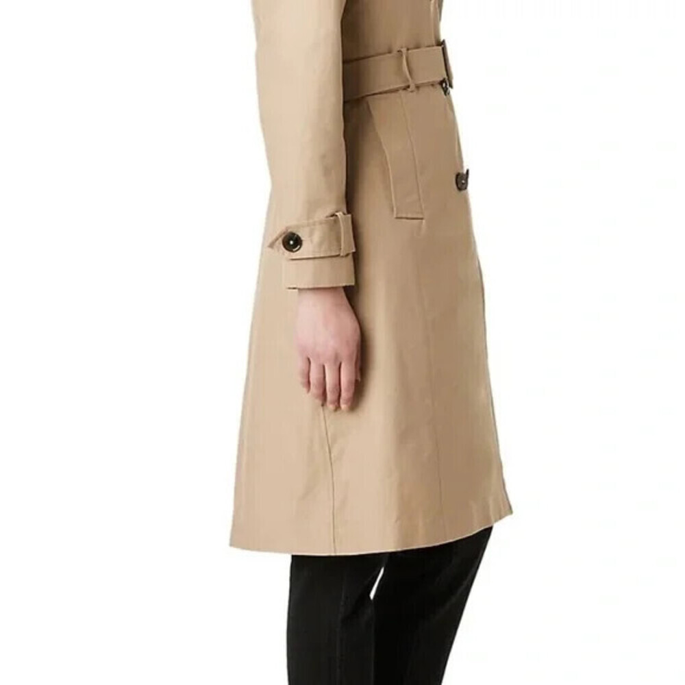 Kate Spade New York Women's Hooded Cotton-Blend Trench Coat size M $400 - Picture 12 of 14
